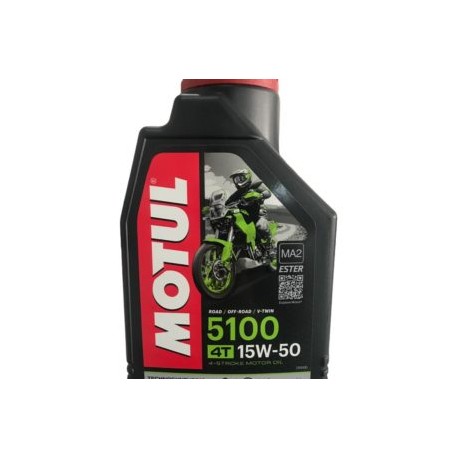 ACEITE MOTUL 5100 15W50 SEMI SINTETICO