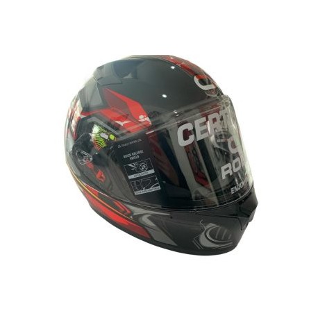 CASCO CERRADO RODA AVISPON ROJO TALLA “M”