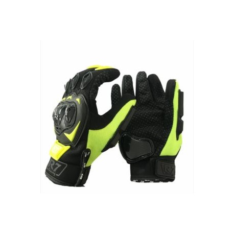 GUANTES R7 RACING AMARILLO TALLA “L”