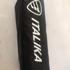 Funda para motocicleta logotipo Italika negro Mediana