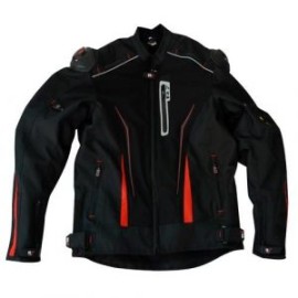 CHAMARRA DEPORTIVA R7 RACING XXL NGO/ROJ R7-111 TEXTIL