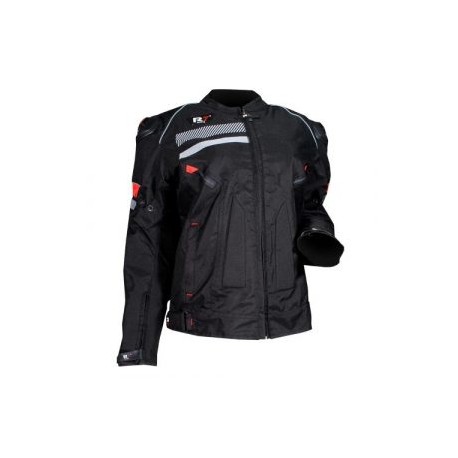 CHAMARRA P/DAMA DEPORTIVA R7 RACING S NGO/ROJ R7-243 TEXTIL