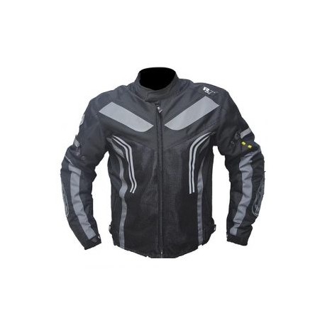 CHAMARRA DEPORTIVA R7 RACING L NGO/GRS R7-766 TEXTIL VENTILADO